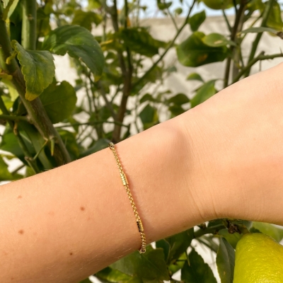 Bracelet Paros doré à l'or fin