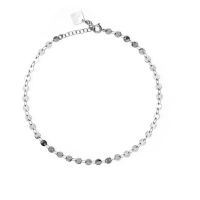 Sanibel Anklet Chain Silver Plated
