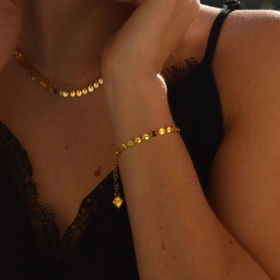 Sanibel gold plated bracelet