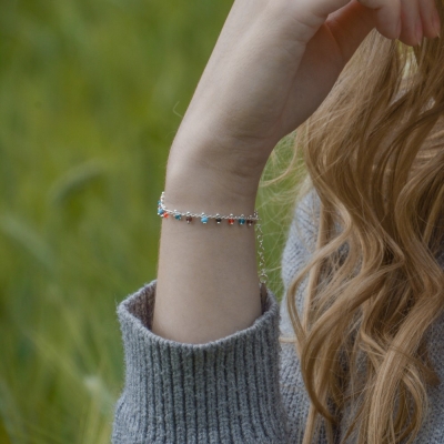 Orlando silver plated bracelet