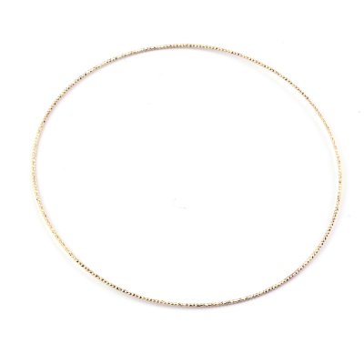 Extra thin gold plated bangle