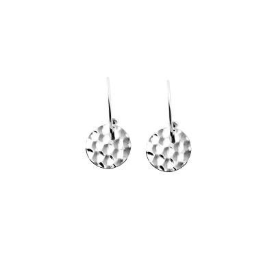 Small Syracuse silver plated earrings
