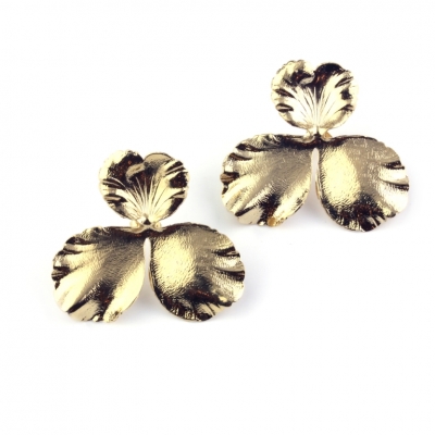 Jasmine gold plated earring