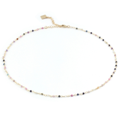 Dumbo Tourmaline Necklace Gold Plated