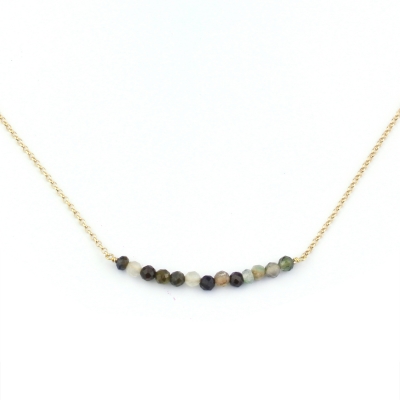 Mina tourmalines Necklace Gold Plated
