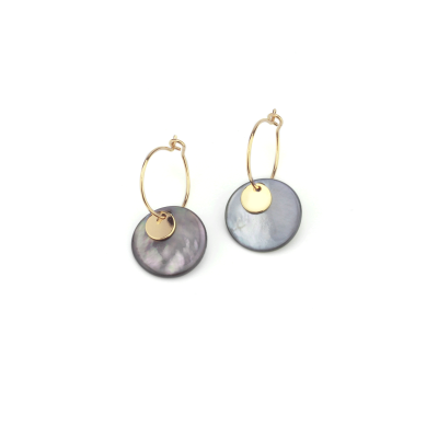 Shell abalone earrings