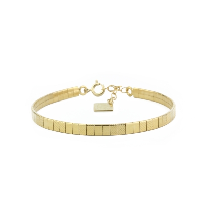 Disco gold plated bracelet