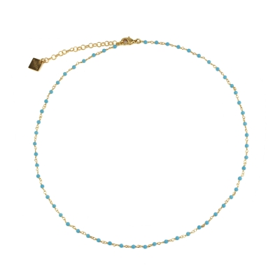 Dumbo Turquoise Necklace Gold Plated