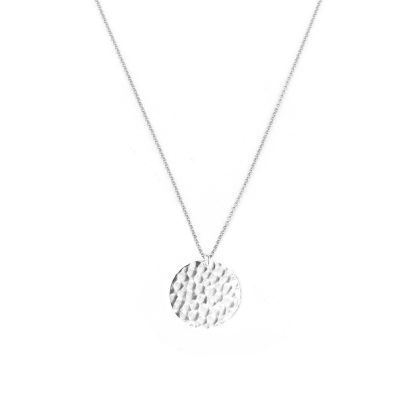 Large Syracuse Necklace Silver Plated