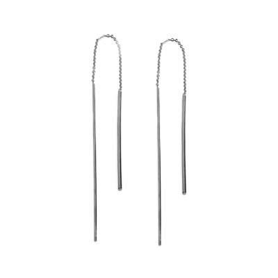 Boucles d'oreilles Fall plaqué argent