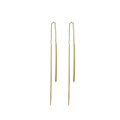 Boucles d'oreilles Fall dorées à l'or fin