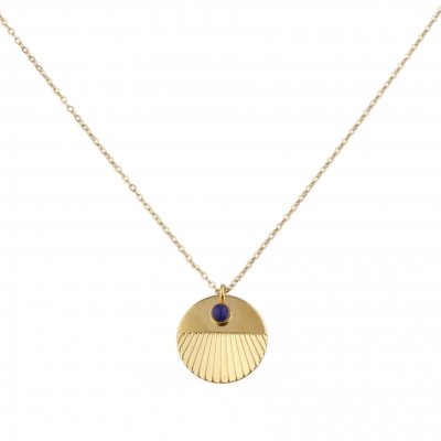 Nyx Lapis-lazuli Necklace Gold Plated