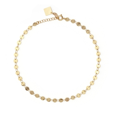 Sanibel Anklet Chain Gold Plated