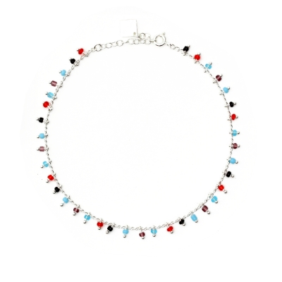 Orlando Anklet Chain Silver Plated