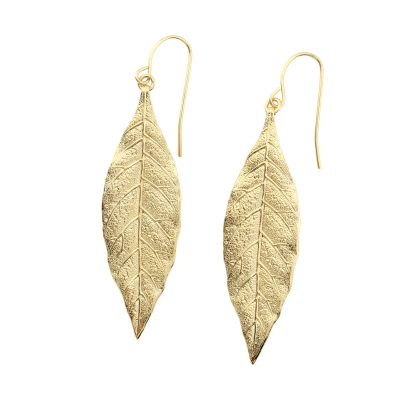Boucles d'oreilles Cléo dorées à l'or fin