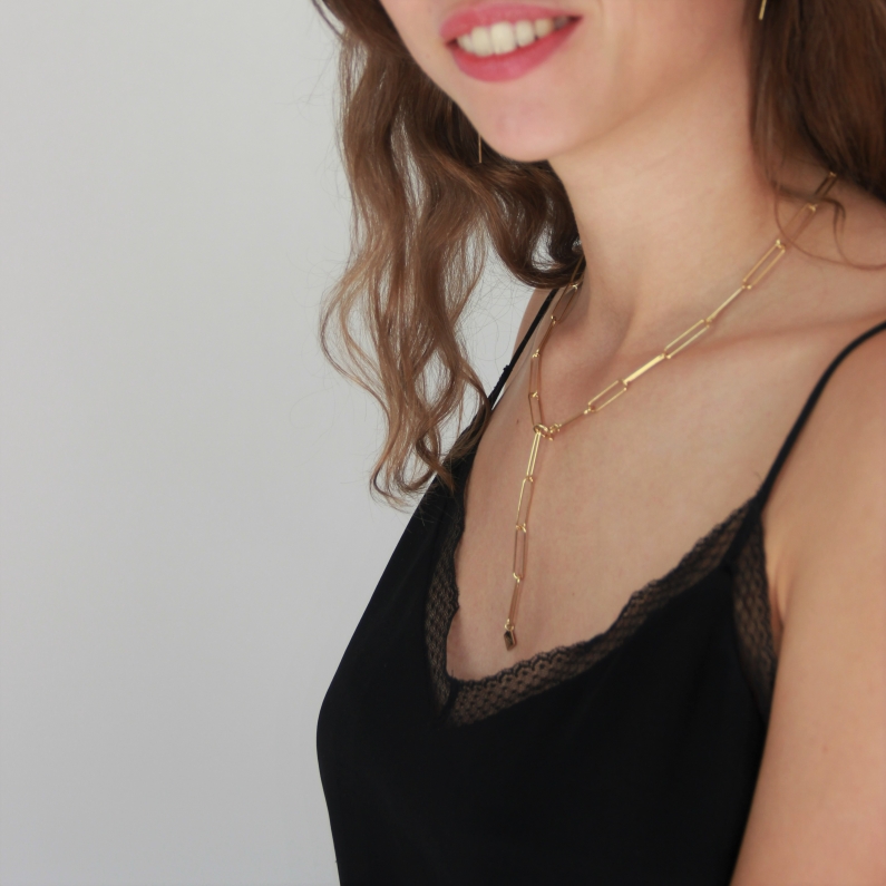 Oaklyn Necklace - Gold – Cleo Harper